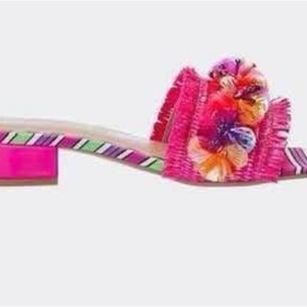 New - Betsey Johnson Pink Peyton Sandal